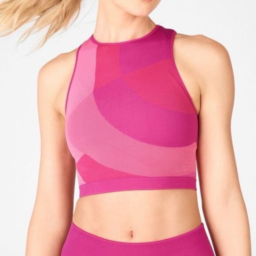 Fabletics Edie Seamless Crop Top Tank